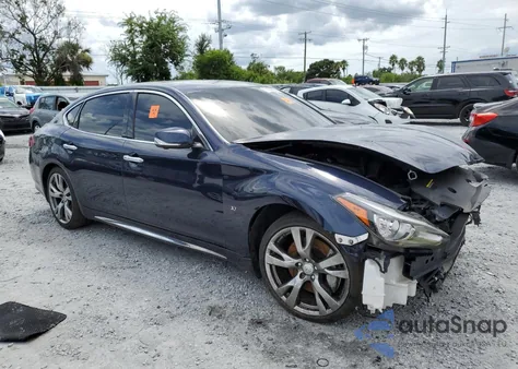 2019 Infiniti Q70L 3.7 Luxe из США, поврежденный, VIN JN1BY1PR0KM725320